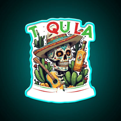 Tequila Saying Cinco De Mayo Party Drink Tequila Led Neon Sign Wall Art Rgb Color - Shineneon
