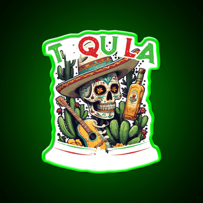 Tequila Saying Cinco De Mayo Party Drink Tequila Led Neon Sign Wall Art Rgb Color - Shineneon