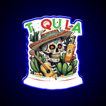 Tequila Saying Cinco De Mayo Party Drink Tequila Led Neon Sign Wall Art Rgb Color - Shineneon