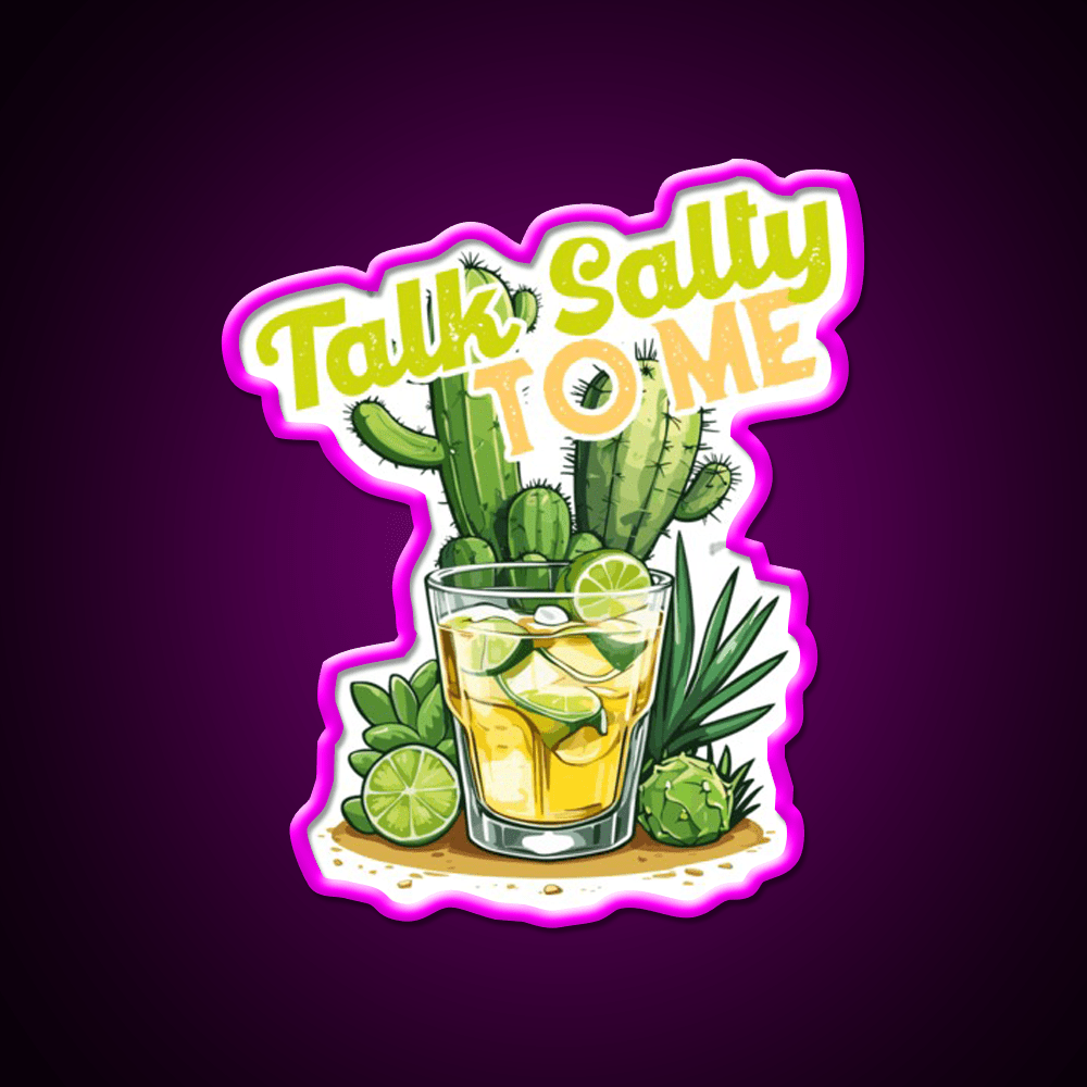 Tequila Saying Party Drink Tequila Led Neon Sign Cocktail Neon Sign Rgb Color - Shineneon