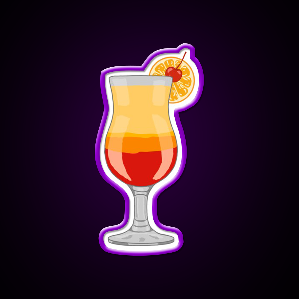 Tequila Sunrise Cocktail Bar Decor Led Neon Sign Rgb Color - LED neon sign view 9