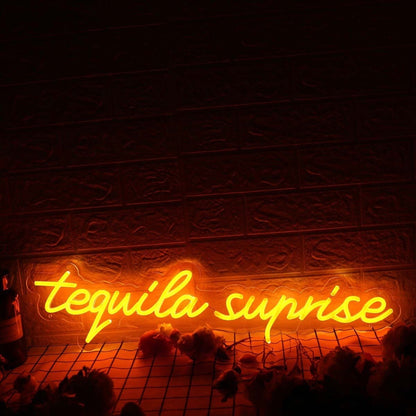 Tequila Sunrise Orange Led Neon Sign - Shineneon