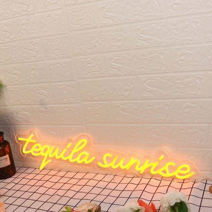 Tequila Sunrise Orange Led Neon Sign - Shineneon