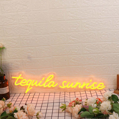 Tequila Sunrise Orange Led Neon Sign - Shineneon