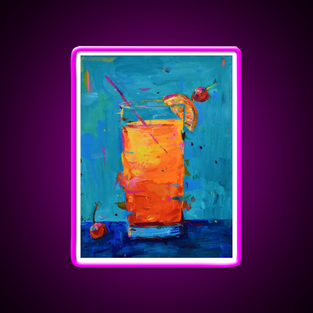 Tequila Sunrise Party Drink Tequila Led Neon Sign Bar Led Sign Rgb Color