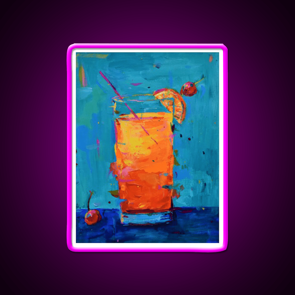 Tequila Sunrise Party Drink Tequila Led Neon Sign Bar Led Sign Rgb Color - Shineneon
