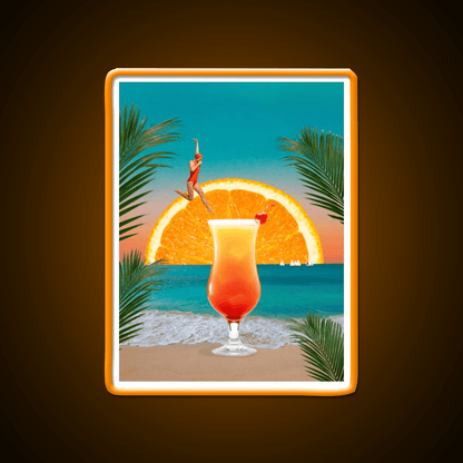 Tequila Sunrise Party Drink Tequila Led Neon Sign Bar Wall Art Sign Rgb Color - Shineneon