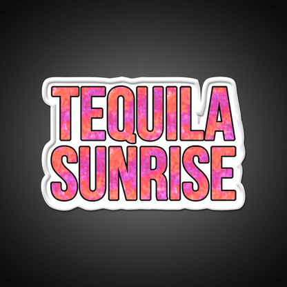 Tequila Sunrise Party Drink Tequila Led Neon Sign Cocktail Neon Sign Rgb Color - Shineneon