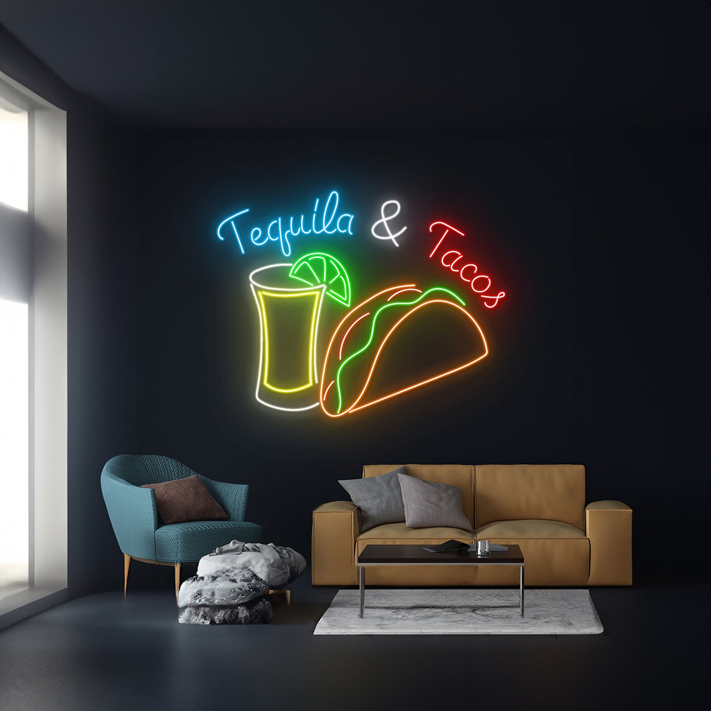 Tequila Tacos Led Light Room Decor