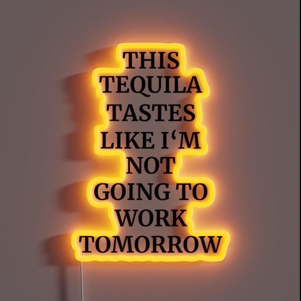 Tequila Taste Rgb Led Neon Sign - Shineneon