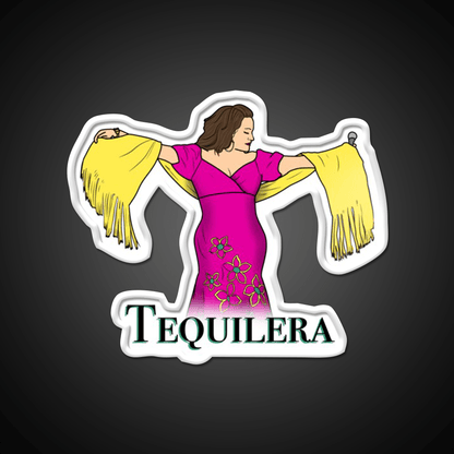 Tequilera Party Drink Tequila Led Neon Sign Rgb Color - Shineneon