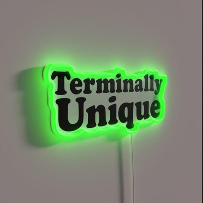 Terminally Unique Na Aa 12 Step Sobriety Rgb Led Neon Sign - Shineneon