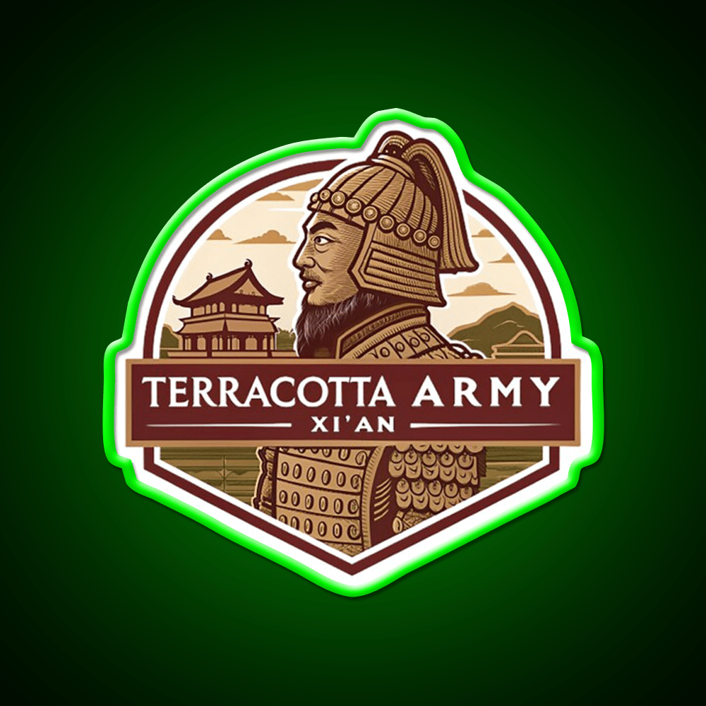 Terracotta Army Asian Cultural Led Neon Sign Wall Art Rgb Color - Shineneon