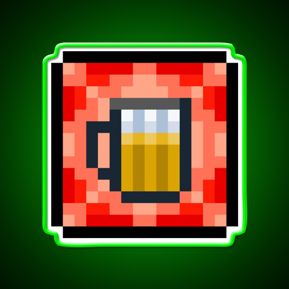 Terraria Beer Debuff Beer Bar Decor Led Neon Sign Rgb Color - LED neon sign view 8