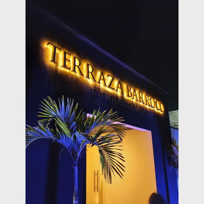 Terraza Barroco 3D Backlit Channel Letters Led Light Sign - Shineneon