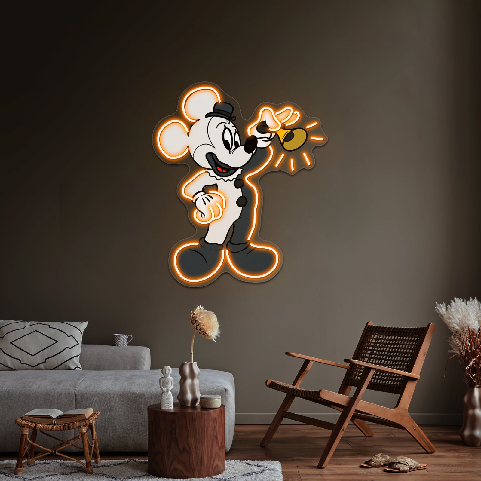 Terrifier Mouse Artwork Neon Signs For Sale | Shineneon