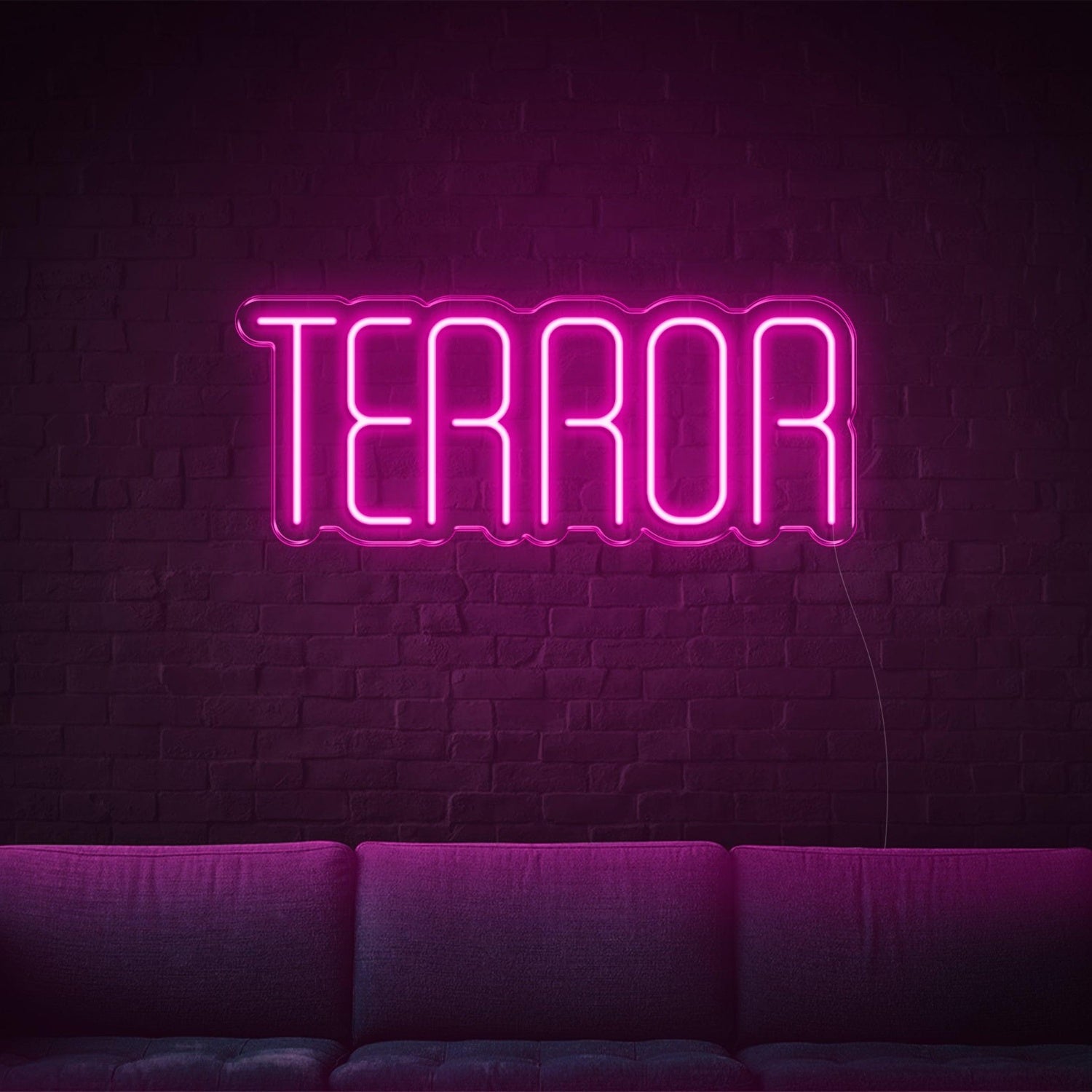 Terror Red Bold Led Neon Sign For Horror-Themed Decor | Shineneon