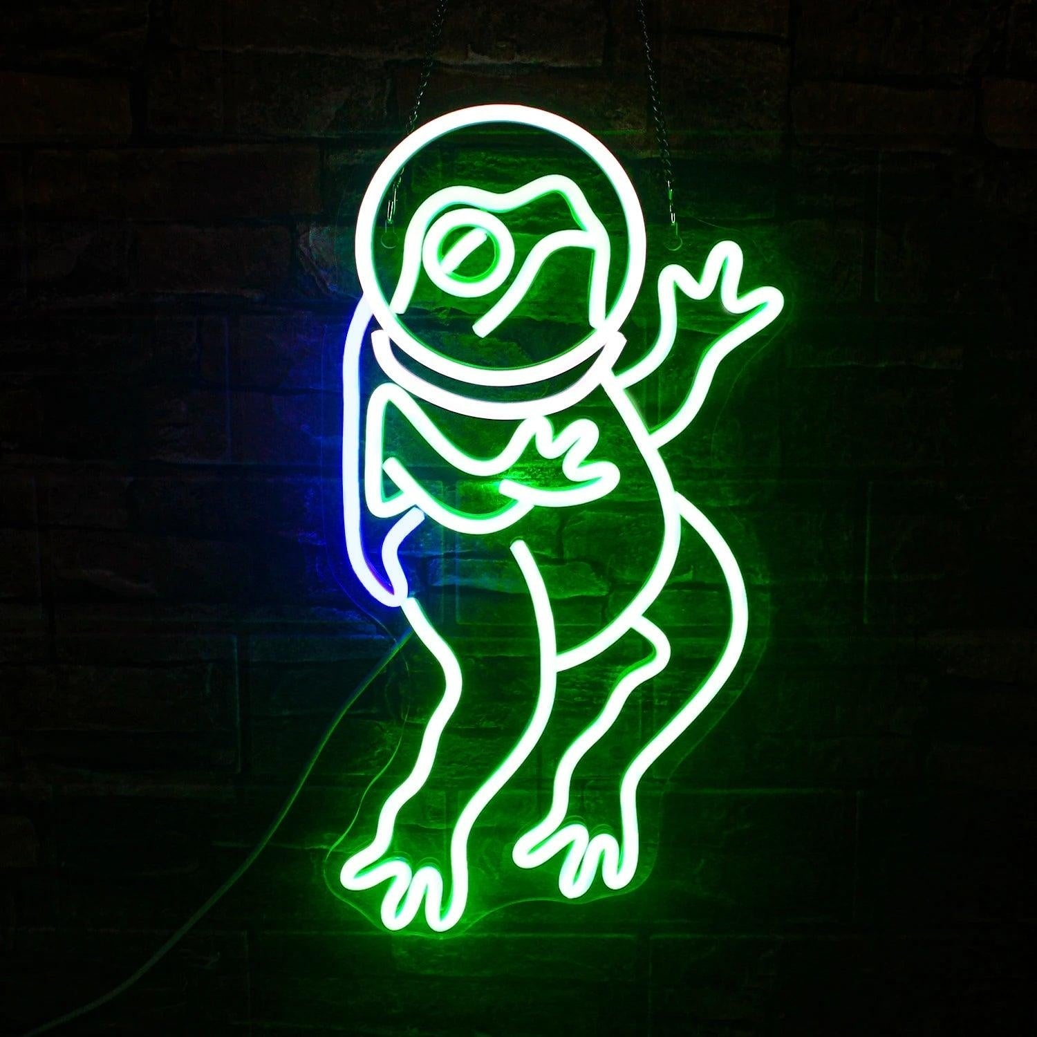 Texas Cactus Tri - Color Led Neon Sign Western Indoor Wall Art - Shineneon