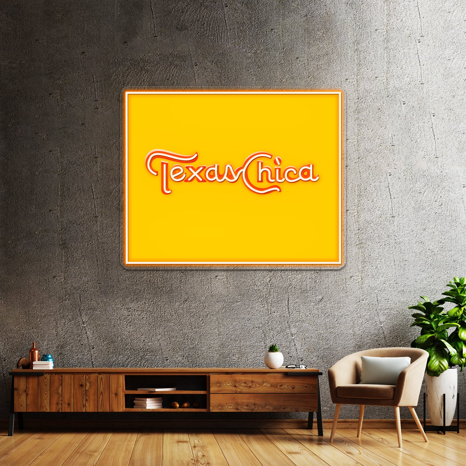 Texas Chica Artwork Neon Signs For Sale | Shineneon