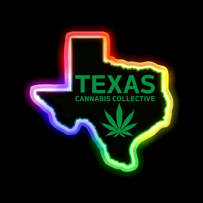 Texas Collective Hemp Inspired Green Leaf Led Neon Sign Rgb Color - LED neon sign close-up detail