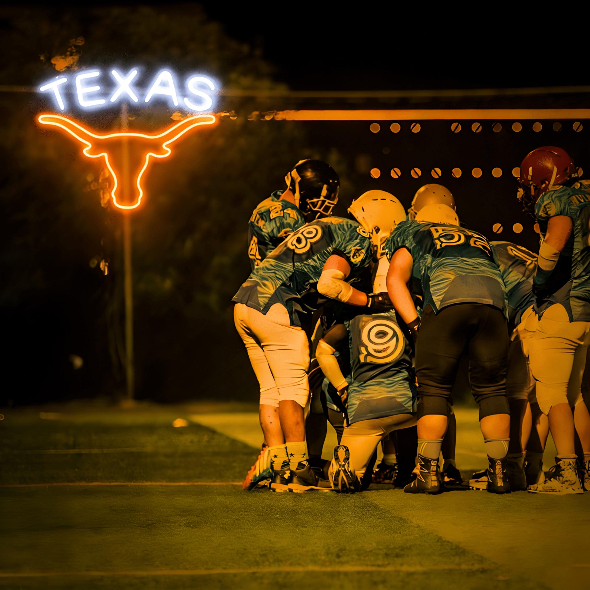 Texas Longhorn USB LED Neon Sign for Bar Game Room & Man Cave Wall Decor - Shineneon