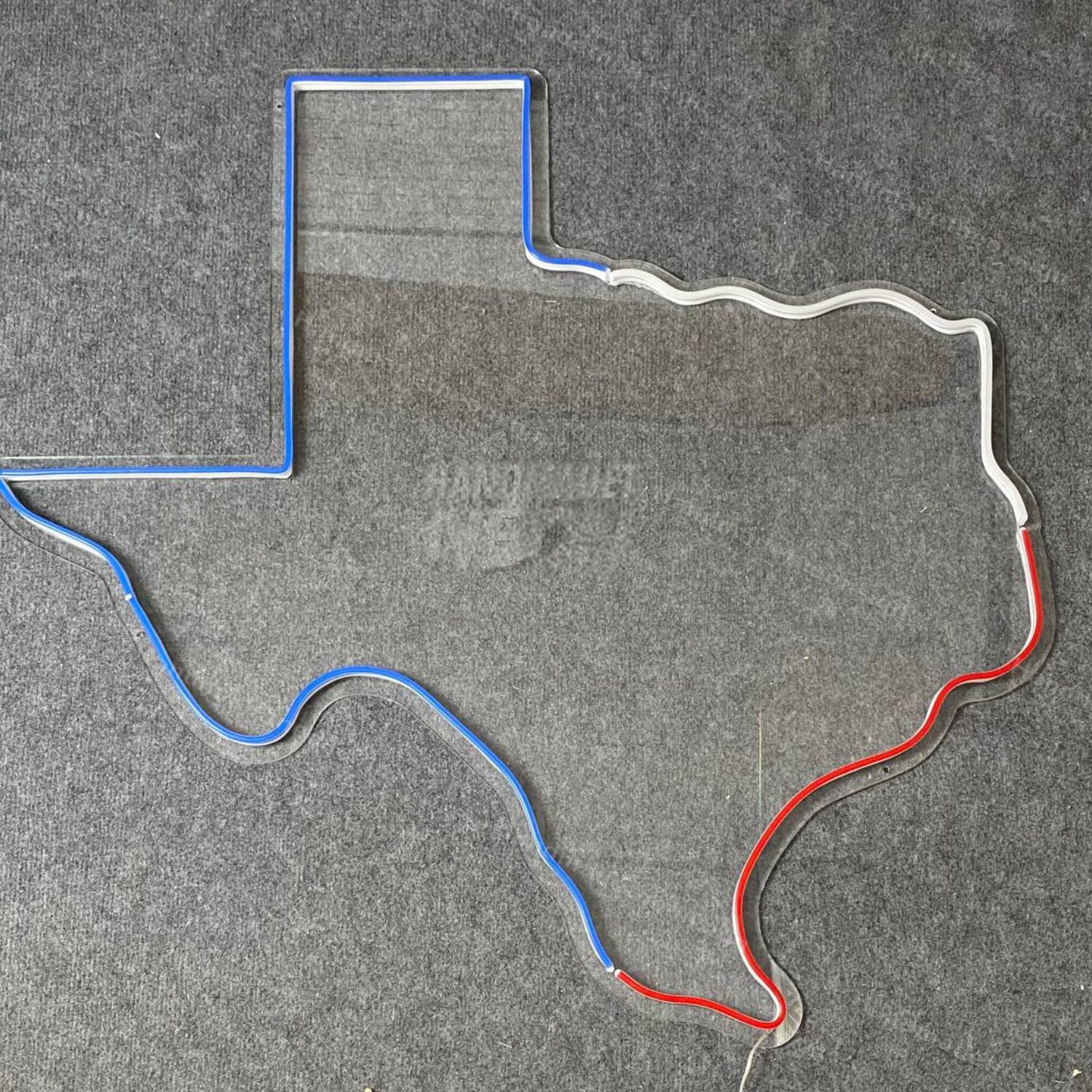 Texas Map Led Neon Sign Texas Led Neon Sign | Shineneon