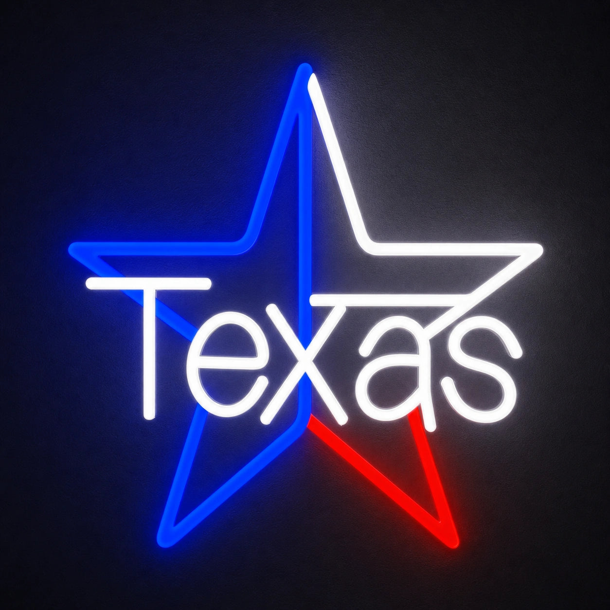 Texas Star LED Neon Sign Garage Man Cave Neon Sign main product image