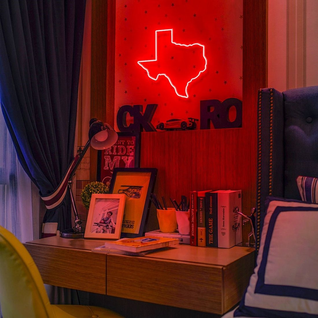 Texas State Map Led Sign Business Neon Sign - Shineneon