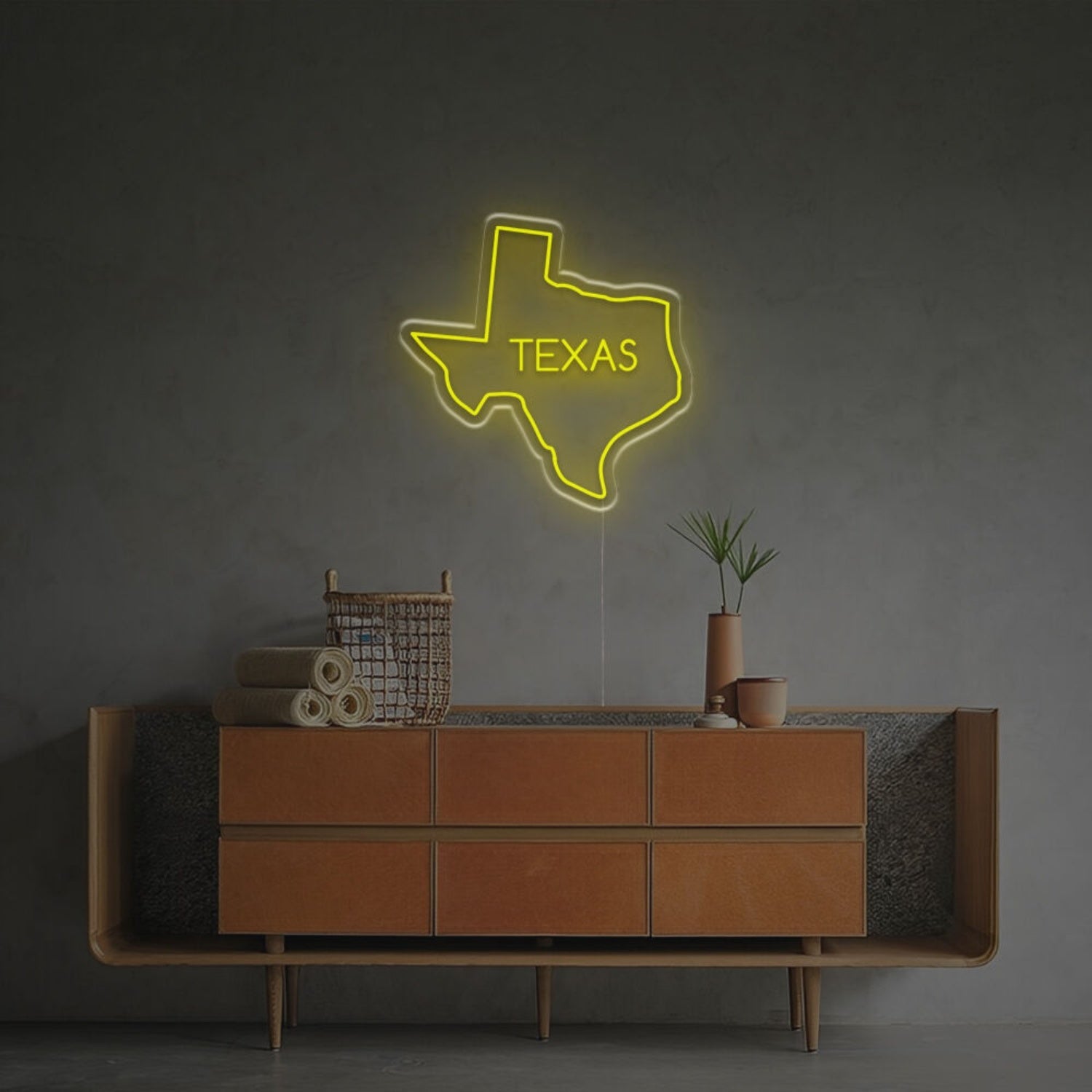 Texas State Outline Led Neon Sign For Bars - Shineneon