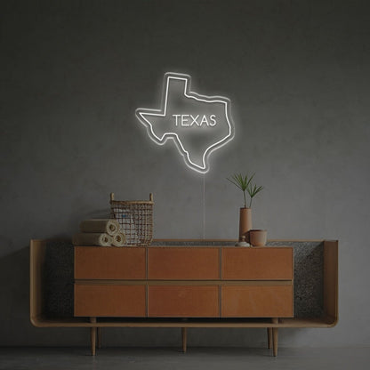 Texas State Outline Led Neon Sign For Bars - Shineneon