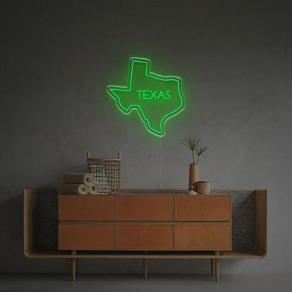 Texas State Outline Led Neon Sign For Bars - Shineneon
