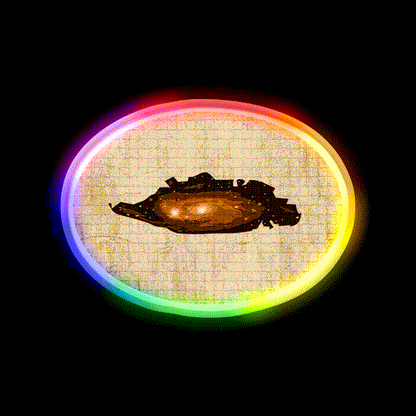 Textured Galaxy Art Piece Nail Salon Led Neon Sign Rgb Color - LED neon sign close-up detail