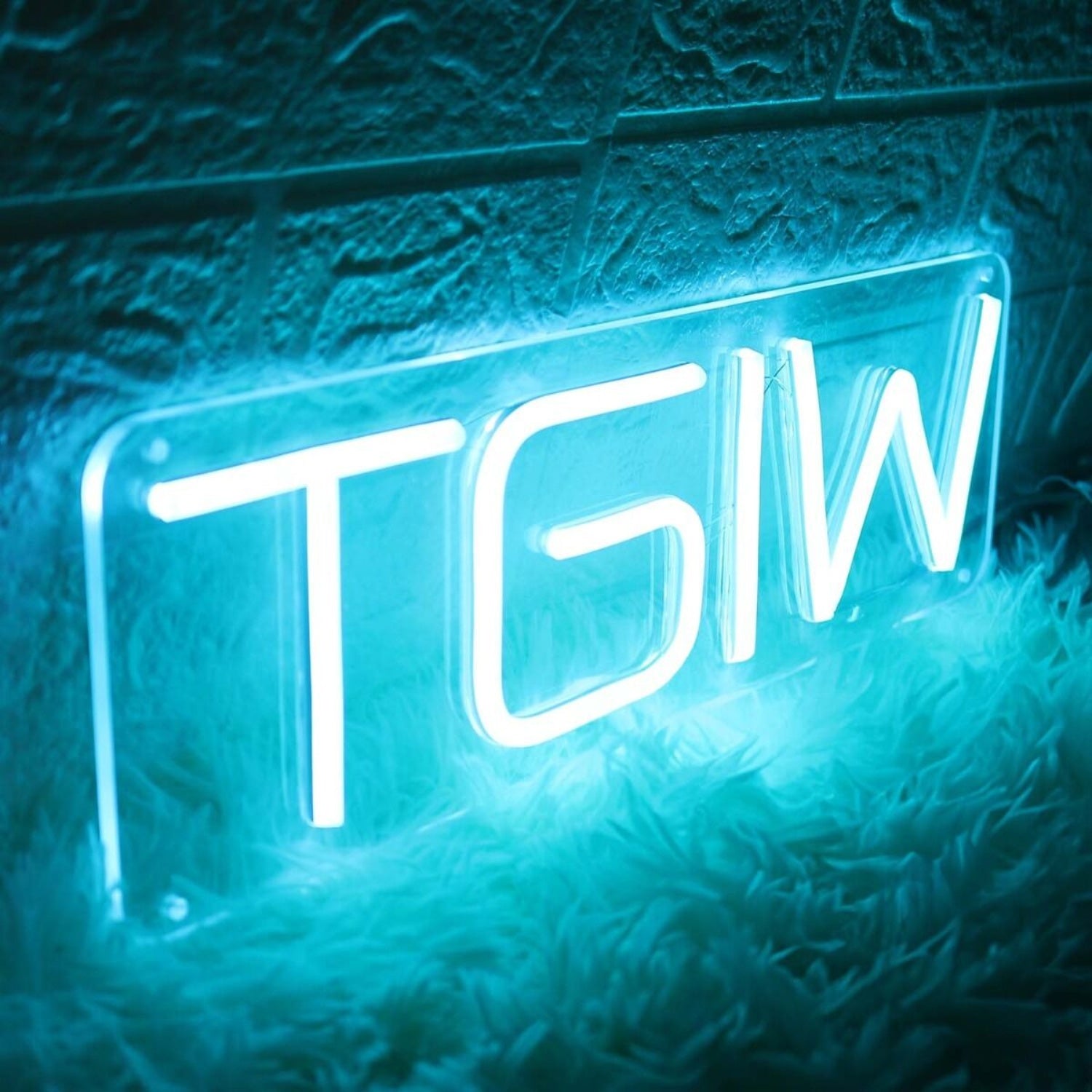 Tgiw Blue Led Neon Sign - Shineneon