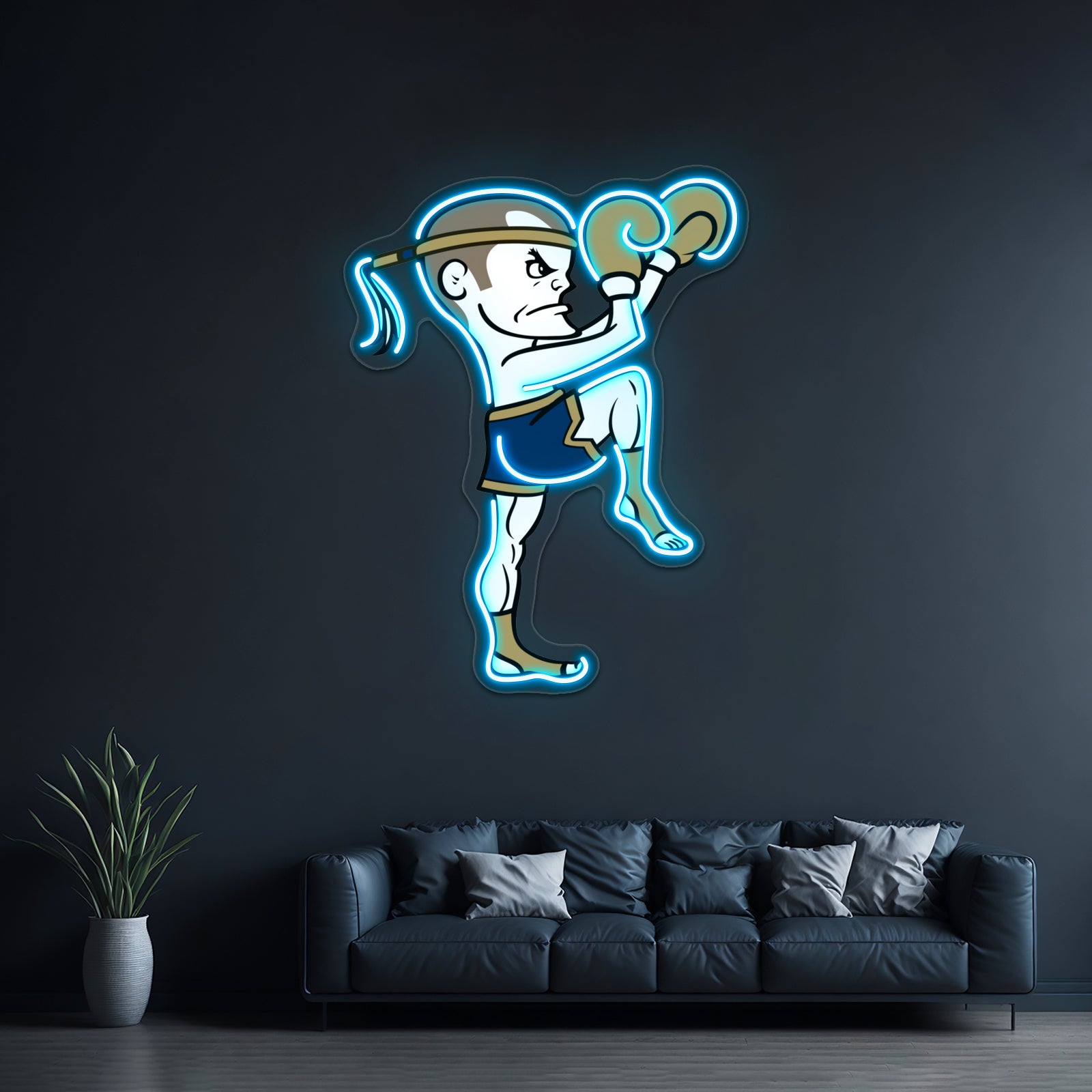 Thai Fightin Artwork Neon Signs For Sale | Shineneon