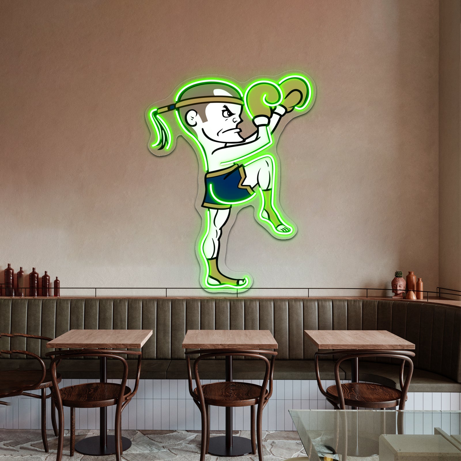 Thai Fightin Artwork Neon Signs For Sale | Shineneon