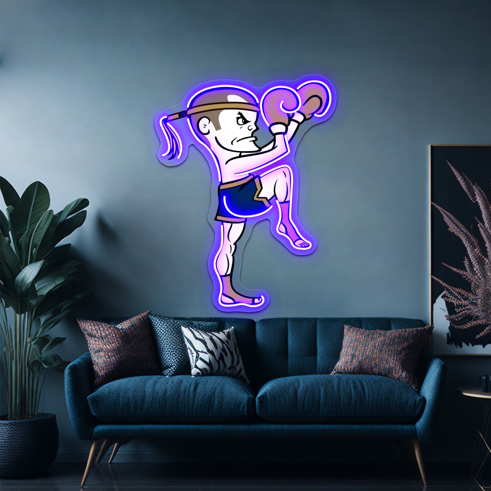 Thai Fightin Artwork Neon Signs For Sale | Shineneon
