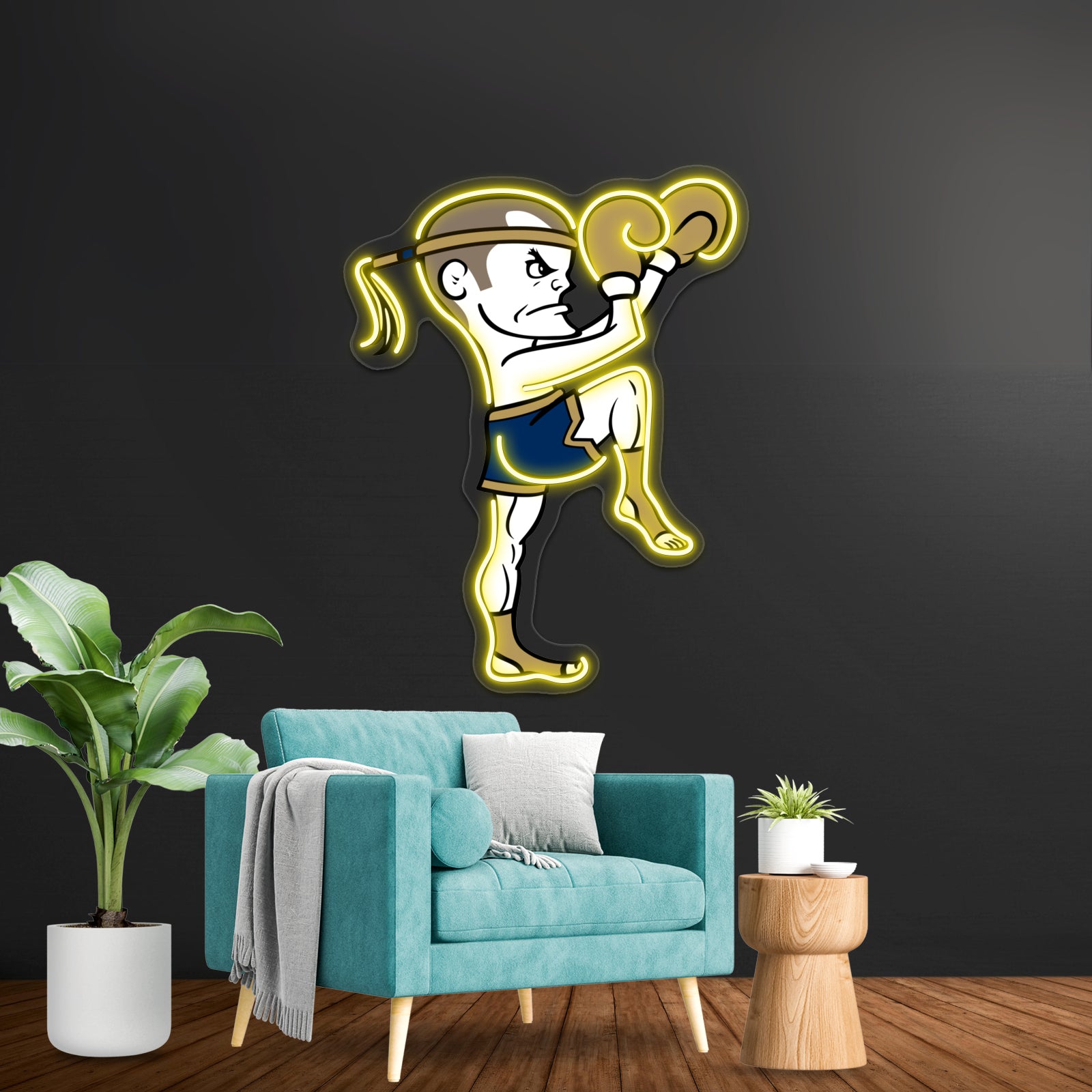 Thai Fightin Artwork Neon Signs For Sale | Shineneon