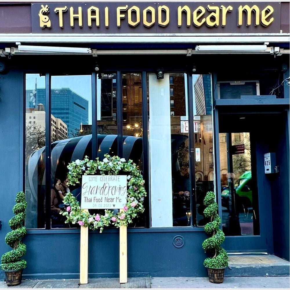 Thai Food Near Me 3D Backlit Channel Letters Led Light Sign - Shineneon
