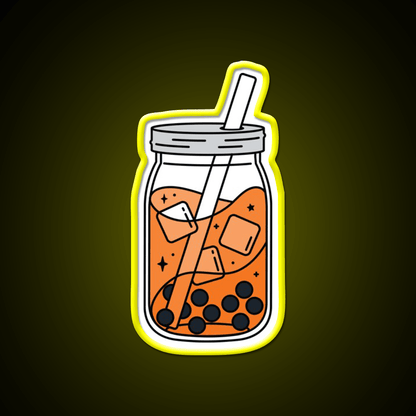 Thai Tea Boba Snack Food Led Neon Sign Rgb Color - Shineneon