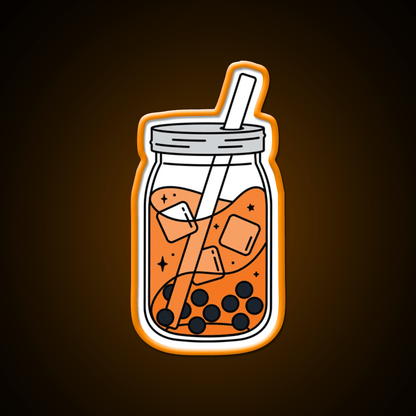 Thai Tea Boba Snack Food Led Neon Sign Rgb Color - Shineneon
