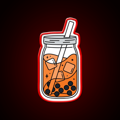 Thai Tea Boba Snack Food Led Neon Sign Rgb Color - Shineneon