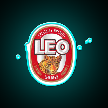 Thailand Leo Beer Classic Beer Bar Decor Led Neon Sign Rgb Color - Size and dimension reference