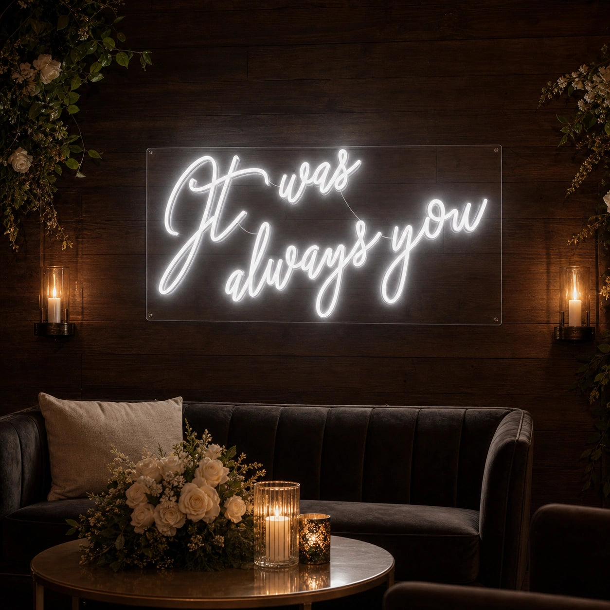 Thank Always You LED Neon Sign real lifestyle scene