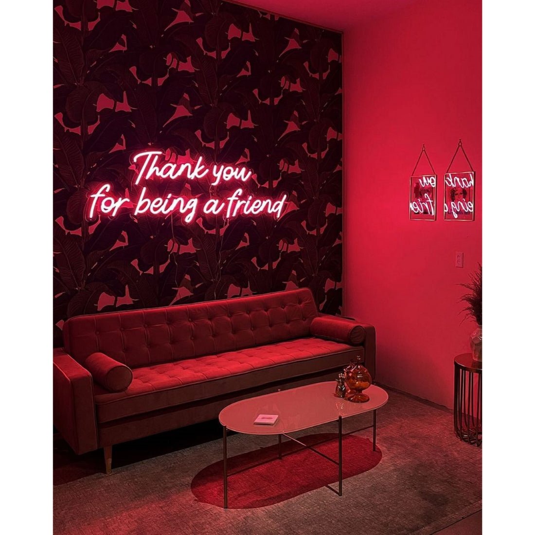 Thank You For Being A Friend Led Sign Business Neon Sign - Shineneon