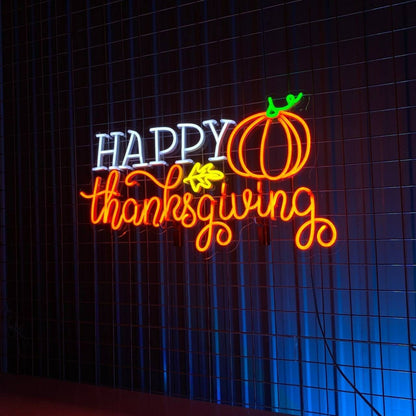 Thanksgiving Pumpkin Led Neon Sign | Shineneon