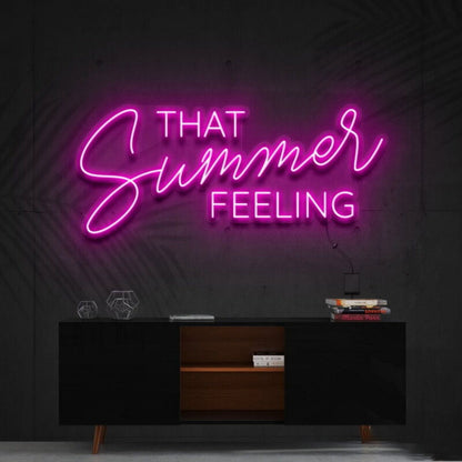 That Summer Feeling Led Neon Sign Fbeach And Summer Decor - Shineneon