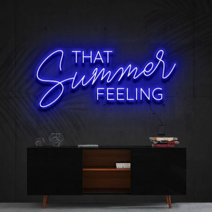 That Summer Feeling Led Neon Sign Fbeach And Summer Decor - Shineneon