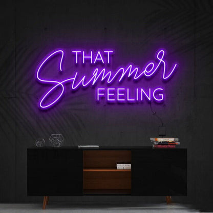 That Summer Feeling Led Neon Sign Fbeach And Summer Decor - Shineneon