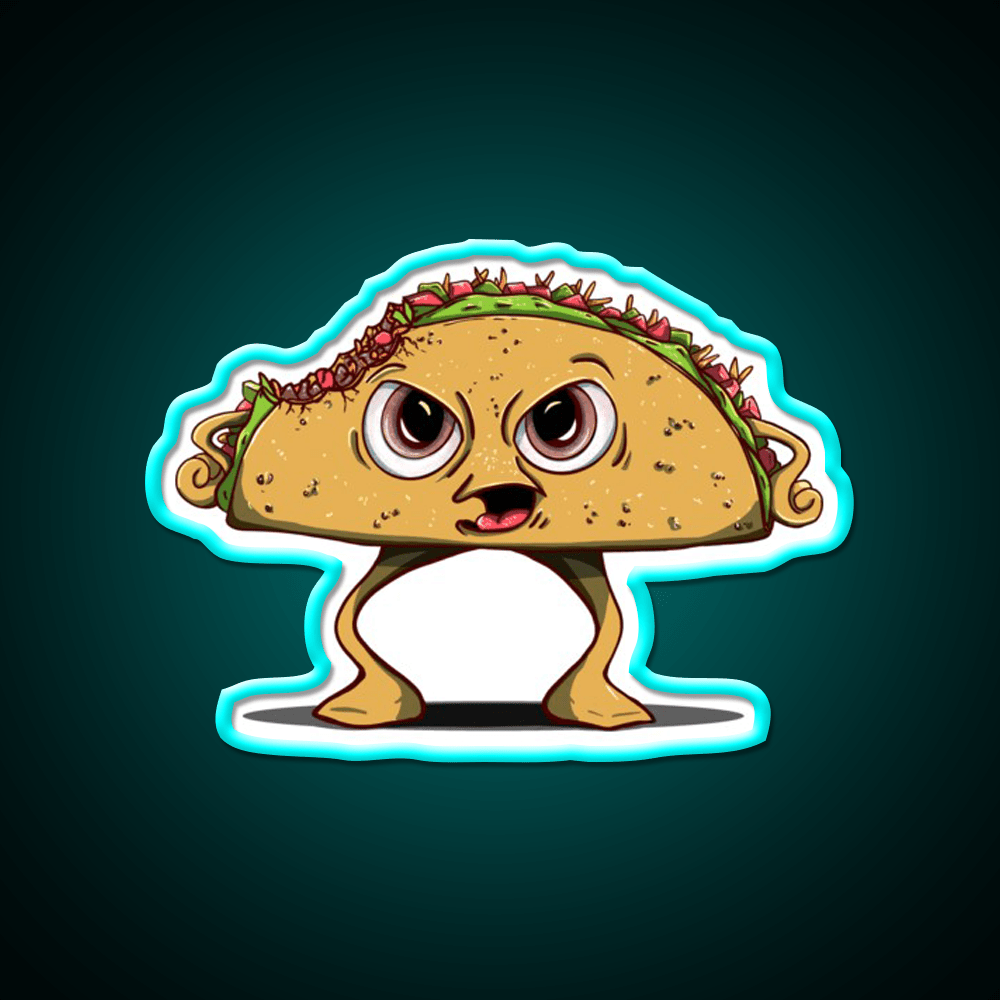 Thats One Angry Taco Led Neon Sign Mexican Food Sign Rgb Color - Shineneon