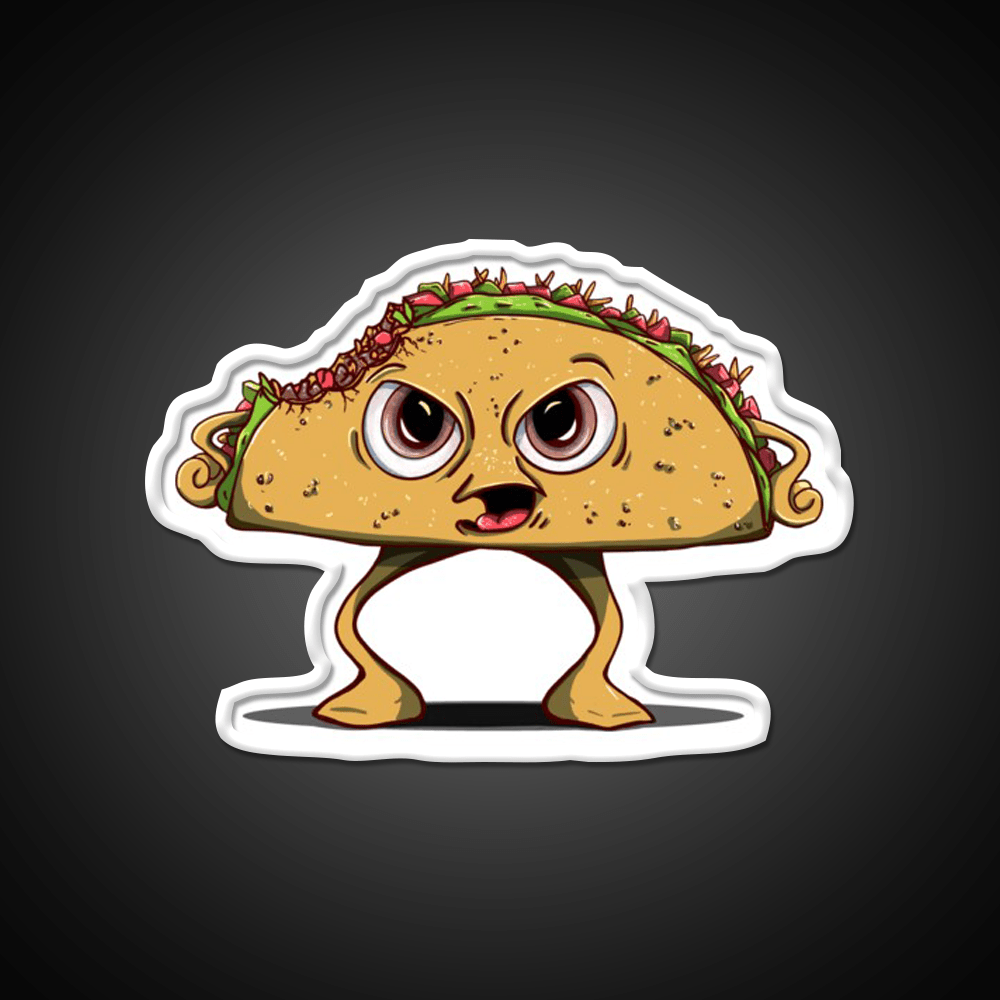 Thats One Angry Taco Led Neon Sign Mexican Food Sign Rgb Color - Shineneon